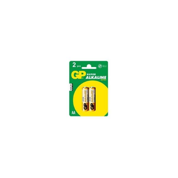 Батарейка GP Super Alkaline 15A LR6 AA, 2 шт.