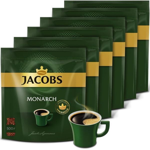 Кофе растворимый JACOBS 6х500 6 шт 0,5 кг [8051467]