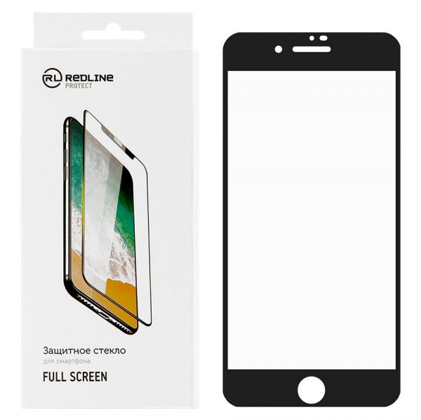 Защитное стекло для сотового телефона Red Line mObility черный для Apple iPhone 7 Plus 3D (УТ000017614) Apple Iphone 7 Plus